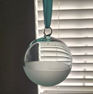 Tiffany & Co. Blue and White Holiday Ornament